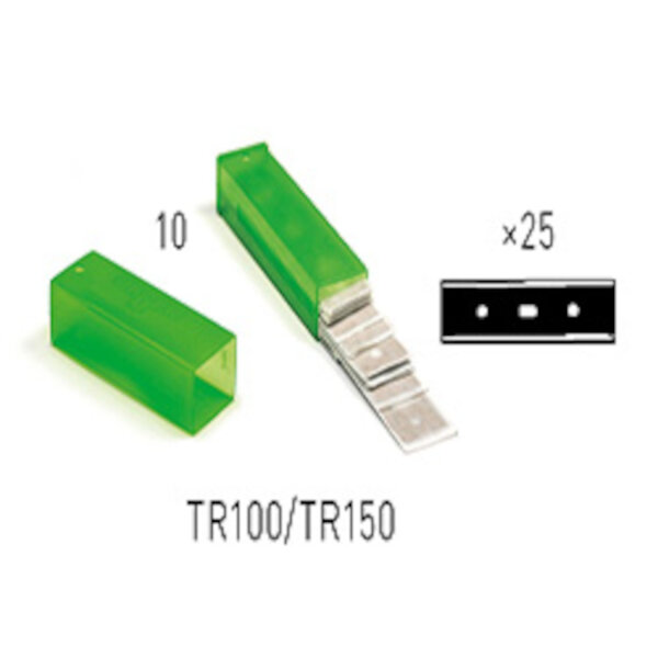 Unger - Glasschaberklingen Karbon 10cm 1 Packung (25Stck)