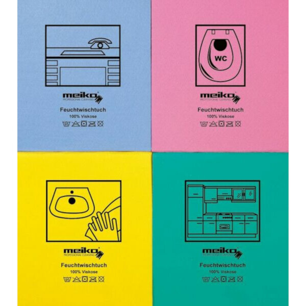 Meiko - Feuchtwischtuch grün 35x40cm 160g (20x10)