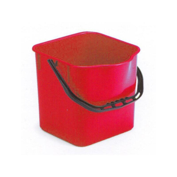 Oehme - Kunststoffeimer rot 17l mit Ausguß/Bügel