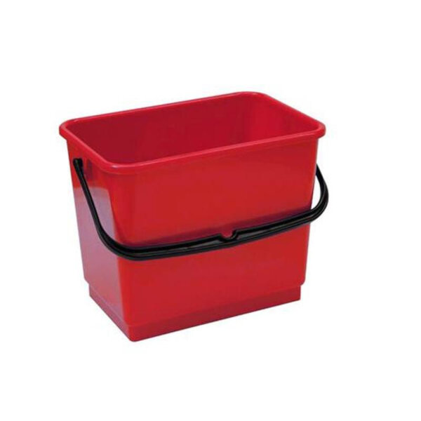 Oehme - Rechteckeimer Kunststoff 6l rot