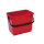 Oehme - Rechteckeimer Kunststoff 6l rot