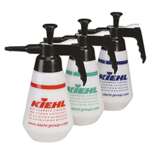 Kiehl - Sprühflasche 1,5 L, Farbcodierung: blau, PP-Rundstrahl-Fächerdüse 0,8 mm