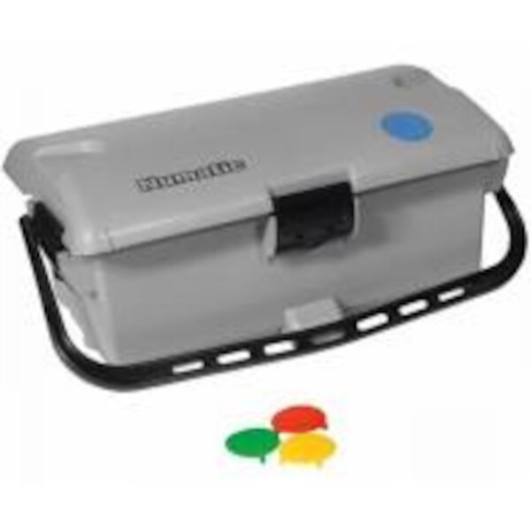 Numatic - Mopmatic Moppbox MK 2 grau mit 4-Farbcodierungen, inkl. Dosierbehälter