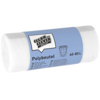 Clean and Clever - SMA76 Polybeutel 60-80l weiß...