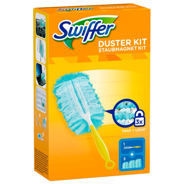 Oehme - Swiffer Staubmagnet Starterset 1 Griff + 3 Tücher