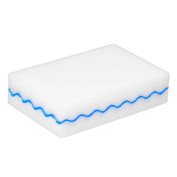 GHW - Blue Wave Reinigungsschwamm 7x11 cm einzeln verpackt mit Einleger