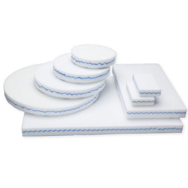 Jöst - Blue Wave-Pad 19 x 34 cm Melamin Melamin-Pad für mikroporöse Oberflächen