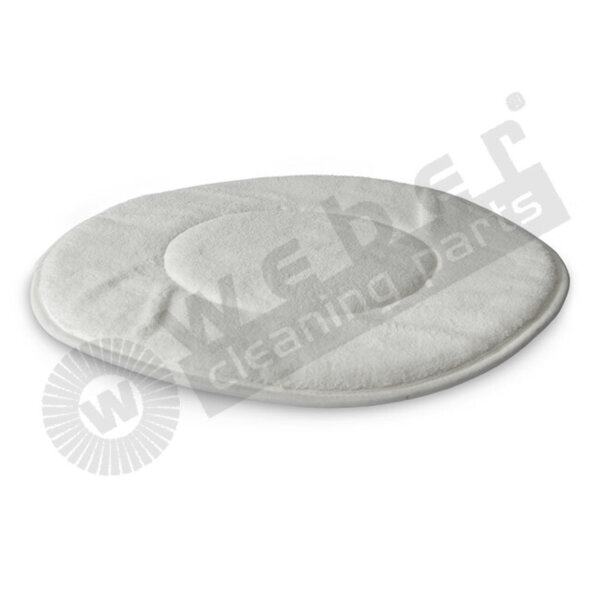 Weber - Microfaser-Pad Niedrigflor weiß 430mm 17 Zoll (5)