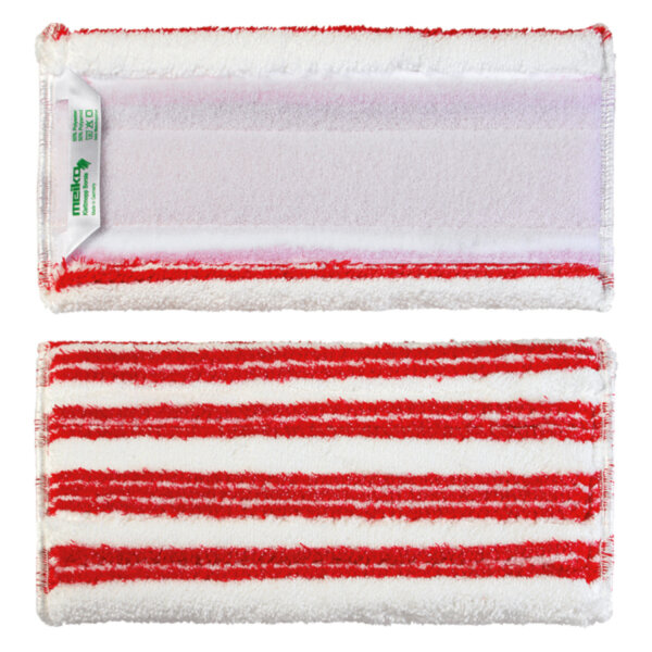 Meiko - Handpad Sani Correct weiß/rot 130x270mm (25) mit robusten Borstenstreifen