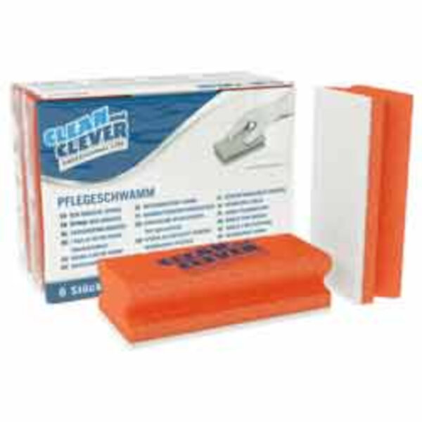 Clean and Clever - PRO61 Pflegeschwamm rot/weiß 6 Stück pro Packung 7x15cm (18)