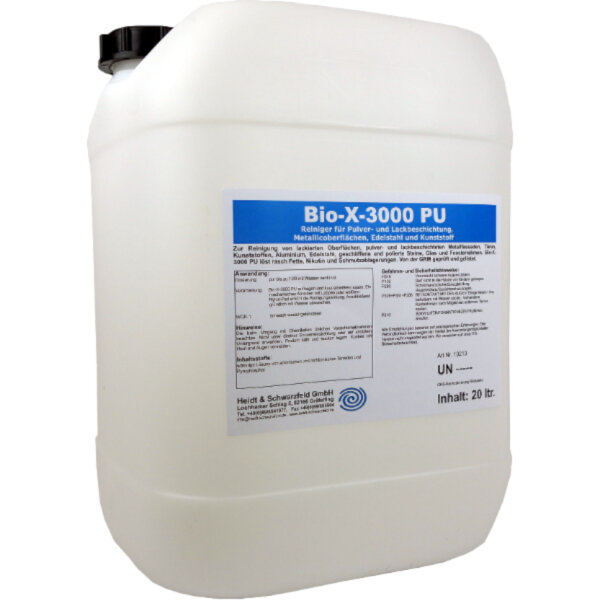 Heidt & Schwarzfeld - Bio-X-3000 PU 20 Liter Neutrales Reinigungsmittel