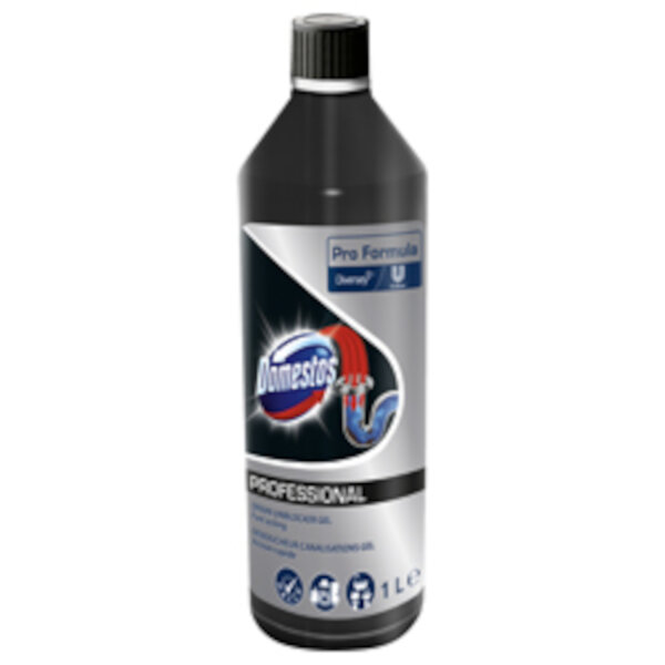 Diversey - Domestos Professional Abflussreiniger PowerGel 1l (6)