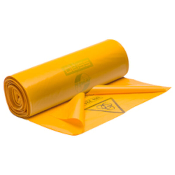 Deiss - Abfallsack 120l 82my gelb Corona-Abfallsack 5 Rollen pro Karton 700x1100 LDPE/LLDPE Premium