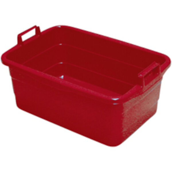 Diverse - Wanne eckig 45 Liter Rot mit hochstehenden Griffen