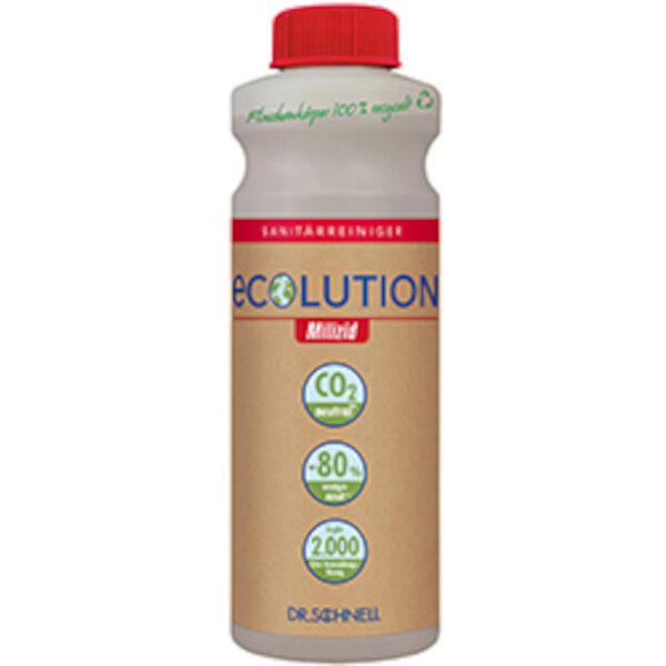 Dr.Schnell - Ecolution Milizid 1 lt. (4) Sanitärreiniger Hochkonzentrat