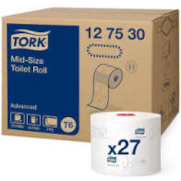 Tork - Midi Topa weiß 2lg T6 10cmx100m 27Rollen Toilettenpapier