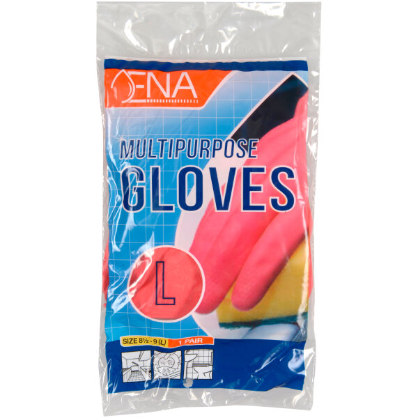 Abena - Mehrzweckhandschuh Cat. III rot Gr.L, 1 Paar (12)