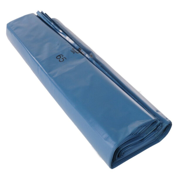 Deiss - Abfallsack 190l Typ100 blau 480+470x1250 10Stk LDPE (10)
