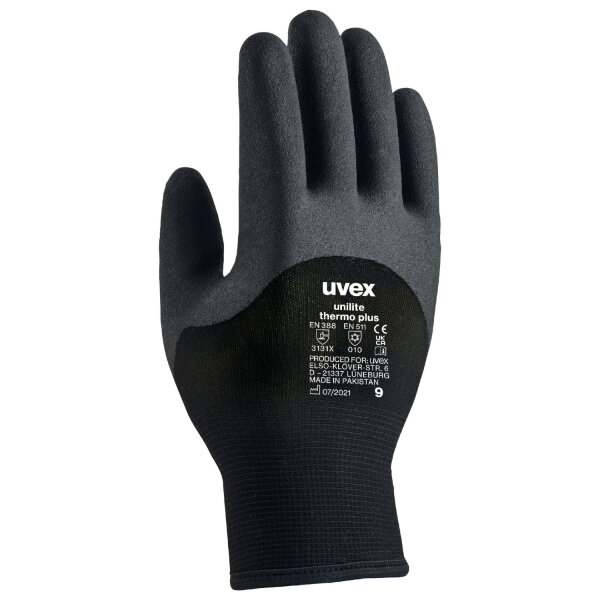 Uvex - unilite thermo plus Kälteschutzhandschuh Größe 10