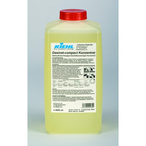 Kiehl - Desinet-compact Konzentrat 5l (2)