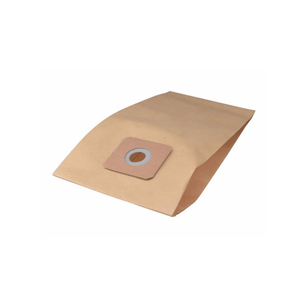 R & S - Papier Filterbeutel für KÄRCHER T 15/1 (10) doppellagig, mit Schmutzklappe, 10 St. mit Gummiring