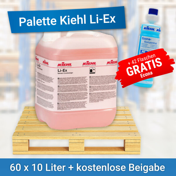 1x Palette Kiehl Li-Ex + 42x Kiehl Econa-Konzentrat GRATIS!