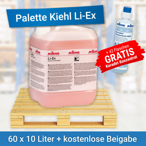 1x Palette Kiehl Li-Ex + 42x Kiehl Keradet-Konzentrat GRATIS!