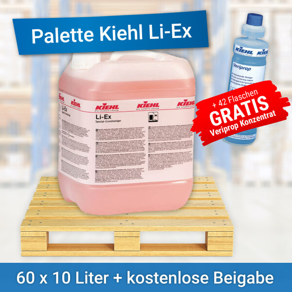 1x Palette Kiehl Li-Ex + 42x Kiehl Veriprop GRATIS!