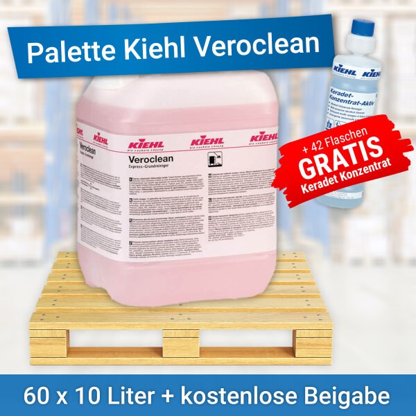 1x Palette Kiehl Veroclean + 42x Kiehl Keradet-Konzentrat GRATIS!