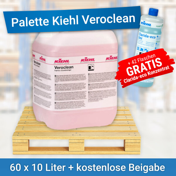 1x Palette Kiehl Veroclean + 42x Kiehl Clarida-eco UNI GRATIS!