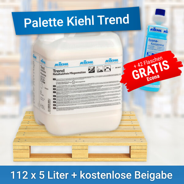1x Palette Kiehl Trend + 60x Kiehl Econa-Konzentrat GRATIS!