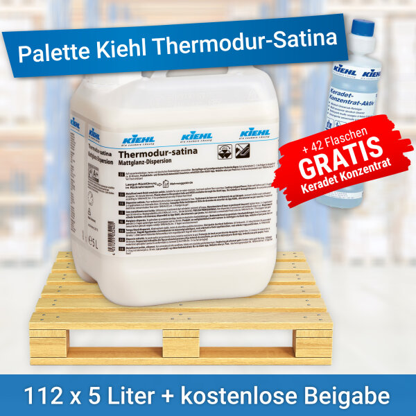 1x Palette Kiehl Thermodur-satina + 60x Kiehl Keradet-Konzentrat GRATIS!