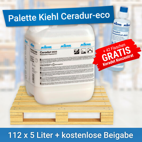 1x Palette Kiehl Ceradur-eco + 60x Kiehl Keradet-Konzentrat GRATIS!