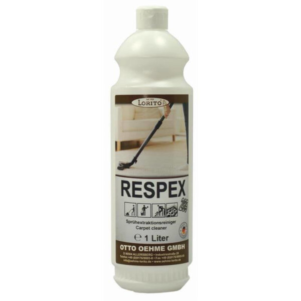 Oehme - Lorito Respex 265 Sprüh-Extraktionsreiniger Teppichreinigungsmittel 1L (12)