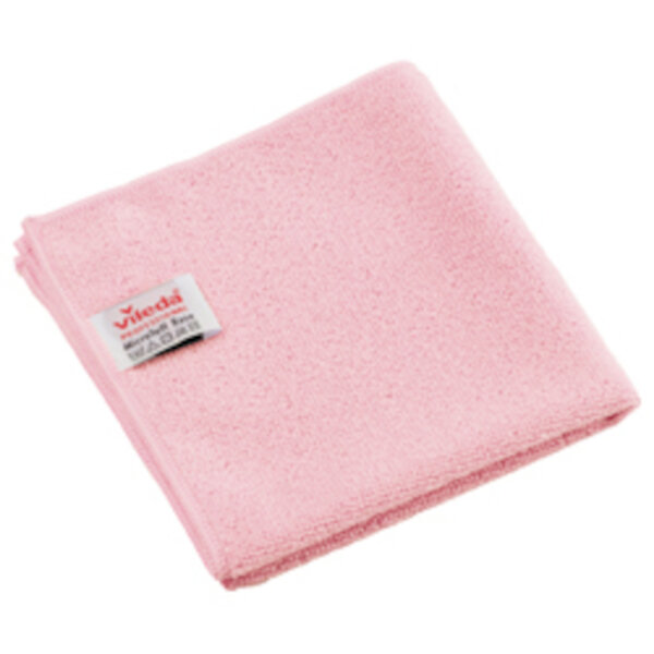 Vileda - Micro Tuff Base rot Microfasertuch 36x36cm, 5 Stück pro Packung