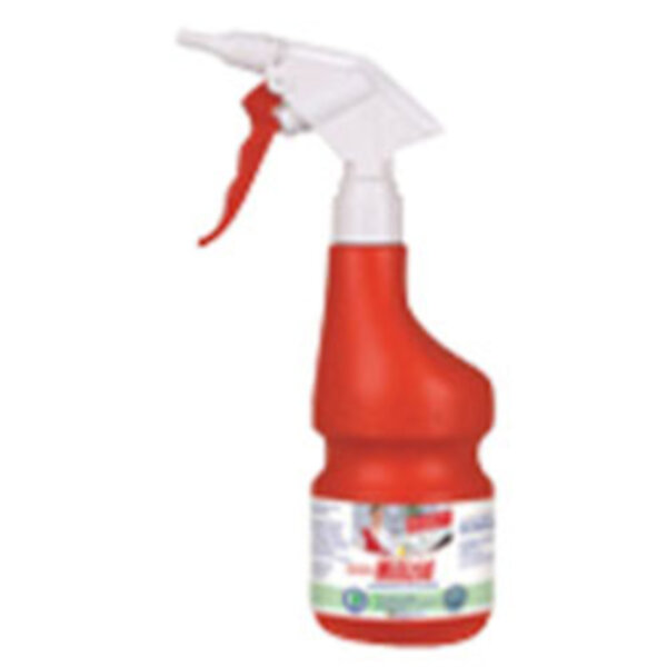 Dr.Schnell - Handsprüher 600 ml Milizid rot (12) Leerflasche