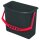 Vermop - Orbit Eimer anthrazit 6l Rezyklat Griff rot