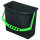 Vermop - Orbit Eimer anthrazit 6l Rezyklat Griff grün