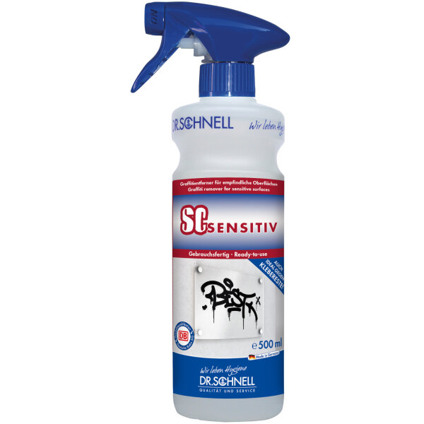 Dr.Schnell - SC Sensitiv 500 ml (6) Graffitientferner für empfindliche Oberflächen