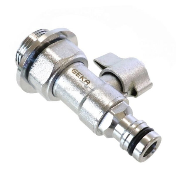 Unger - HydroPower Ultra Metall-Wassereingang mit Hahn männlich