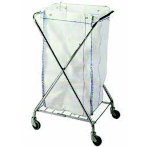 Oehme - Abfallwagen X-form glanzverzinkt 1 x 120L Halterahmen