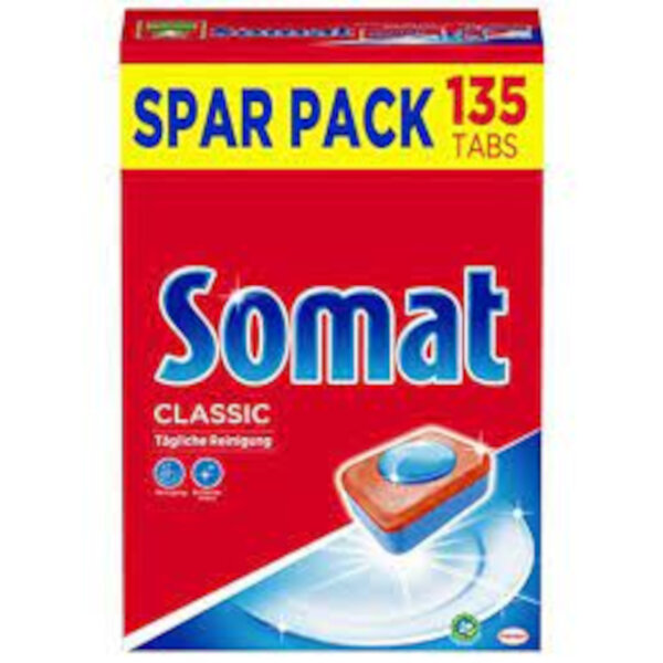 Somat - Tabs Classic Maschinen-Spültabs 135 Stk (4)