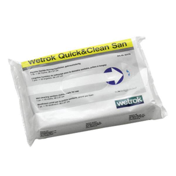 Wetrok - Quick&Clean San, 20 Tücher pro Packung