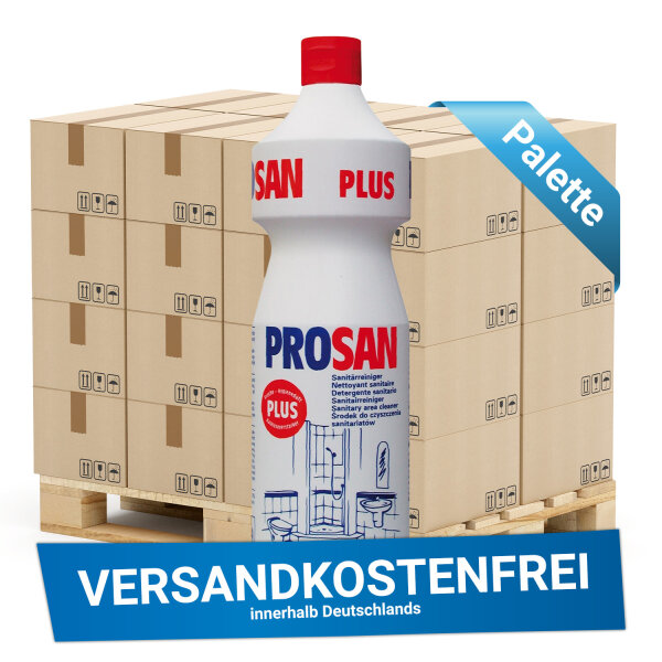 Pramol - Prosan-plus Sanitärreiniger 1l - 480 Flaschen Palette