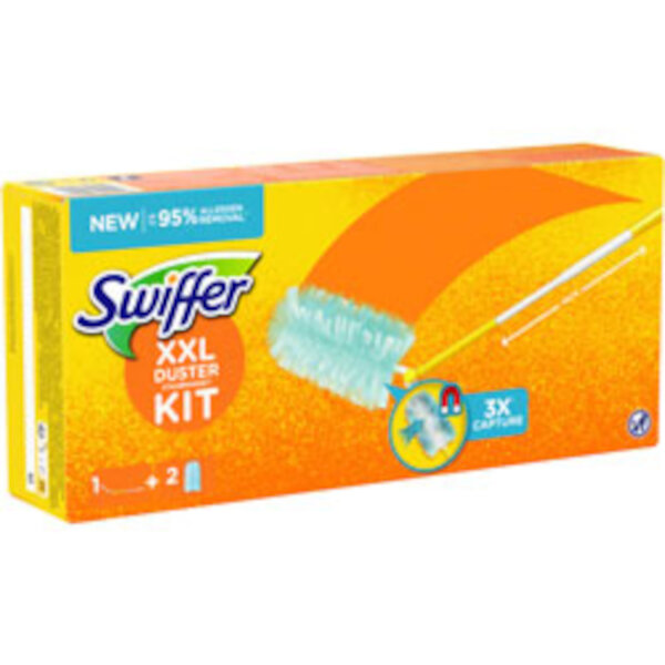 Procter & Gamble - Swiffer Staubmagnet Starterset 1 Teleskopstiel + 2 Tücher
