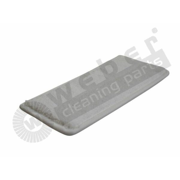 Weber - Microfaser Handpad Niedrigflor weiß Pads (10)