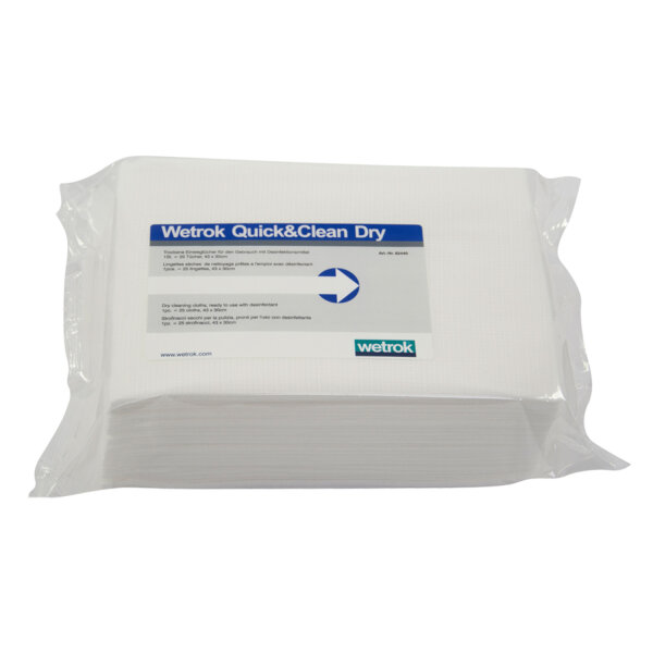 Wetrok - Quick&Clean Dry, 43X30, 25 Tücher pro Packung