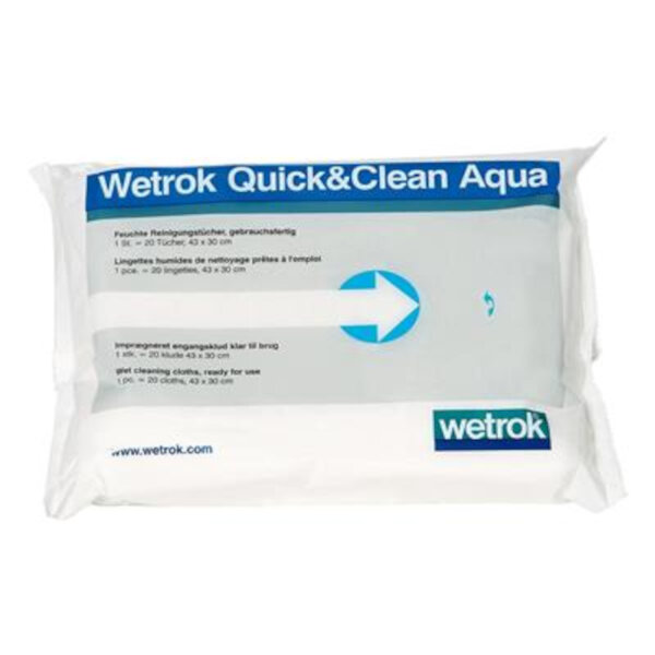 Wetrok - Quick&Clean Aqua, 20 Tücher pro Packung