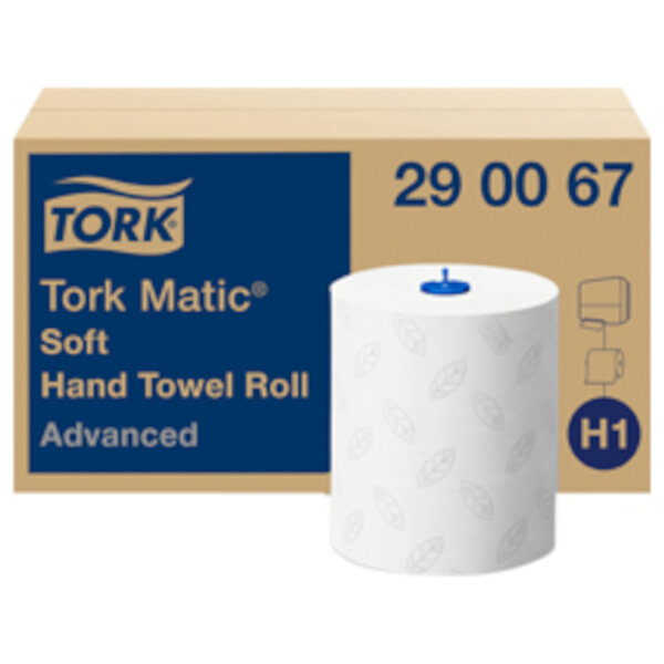 Tork - Matic hochweiß 2lg H1 Rollenhandtuch 6Rll á 150m ca.3670 Abrisse