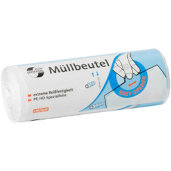 Deiss - Müllbeutel 30l 5my transparent 500x600, 40 Rollen pro Karton
